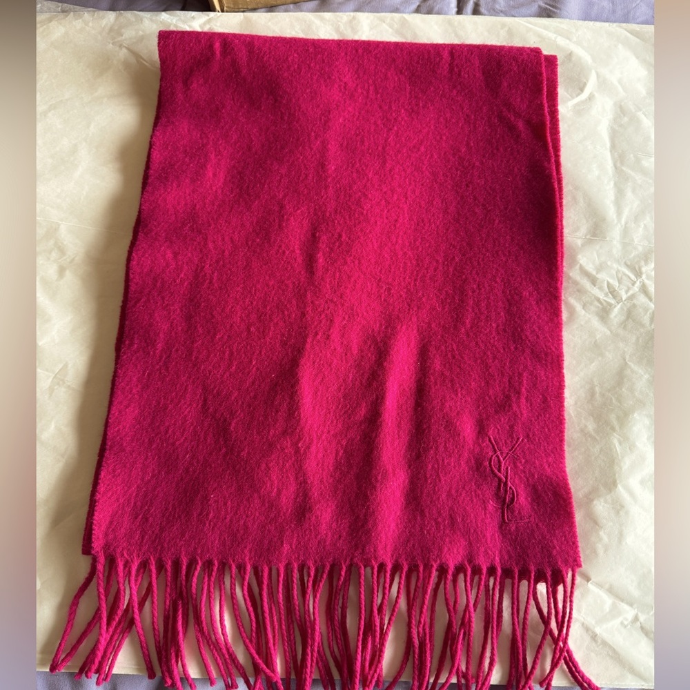 Yves Saint Laurent Cashmere Blend Scarf